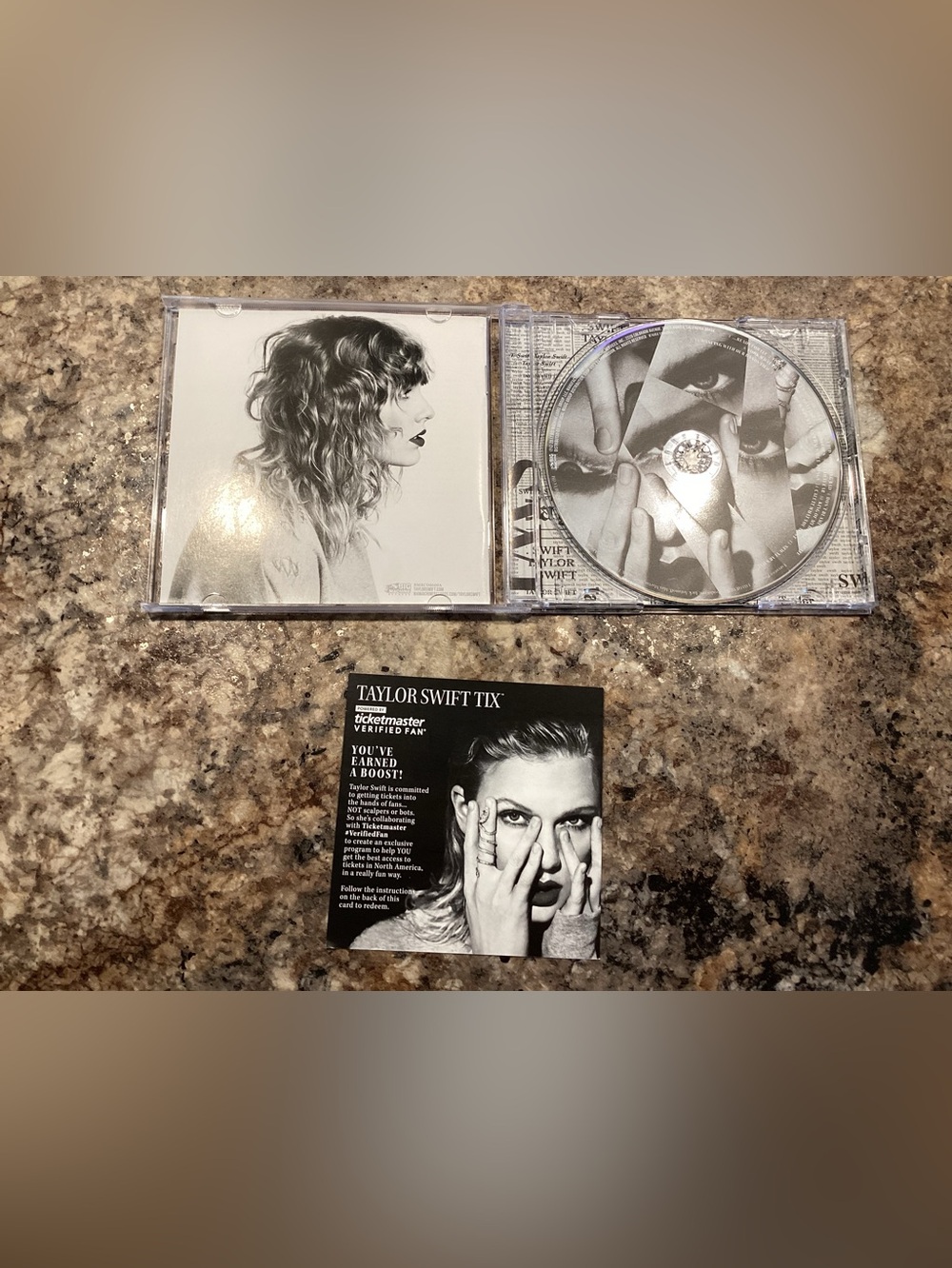 Taylor Swift Reputation CD Double Sided Poster 2017 Big Machine Label - Picture 5 of 7